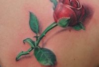3d Rose Flower Tattoo On Back Shoulder Tatts Rose Tattoos 3d for size 798 X 1119
