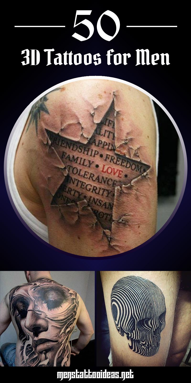 3d Tattoos For Men Ideas And Inspiration For Guys inside dimensions 800 X 1600