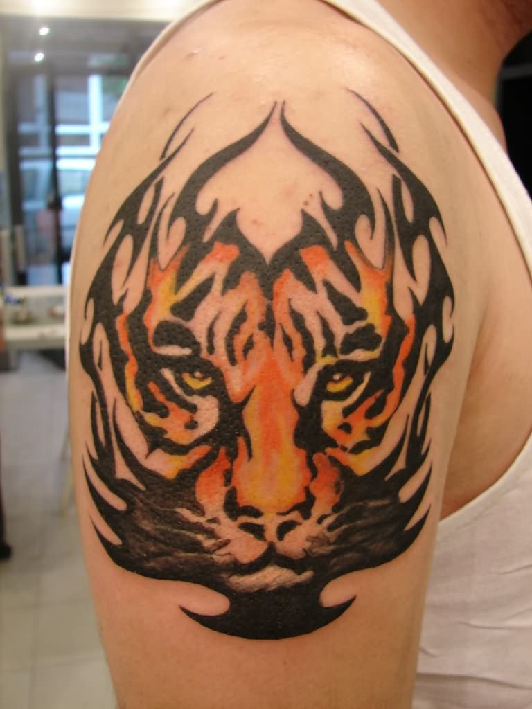 40 Popular Tribal Tattoos Inked Tiger Tattoo Design Tribal regarding sizing 768 X 1024