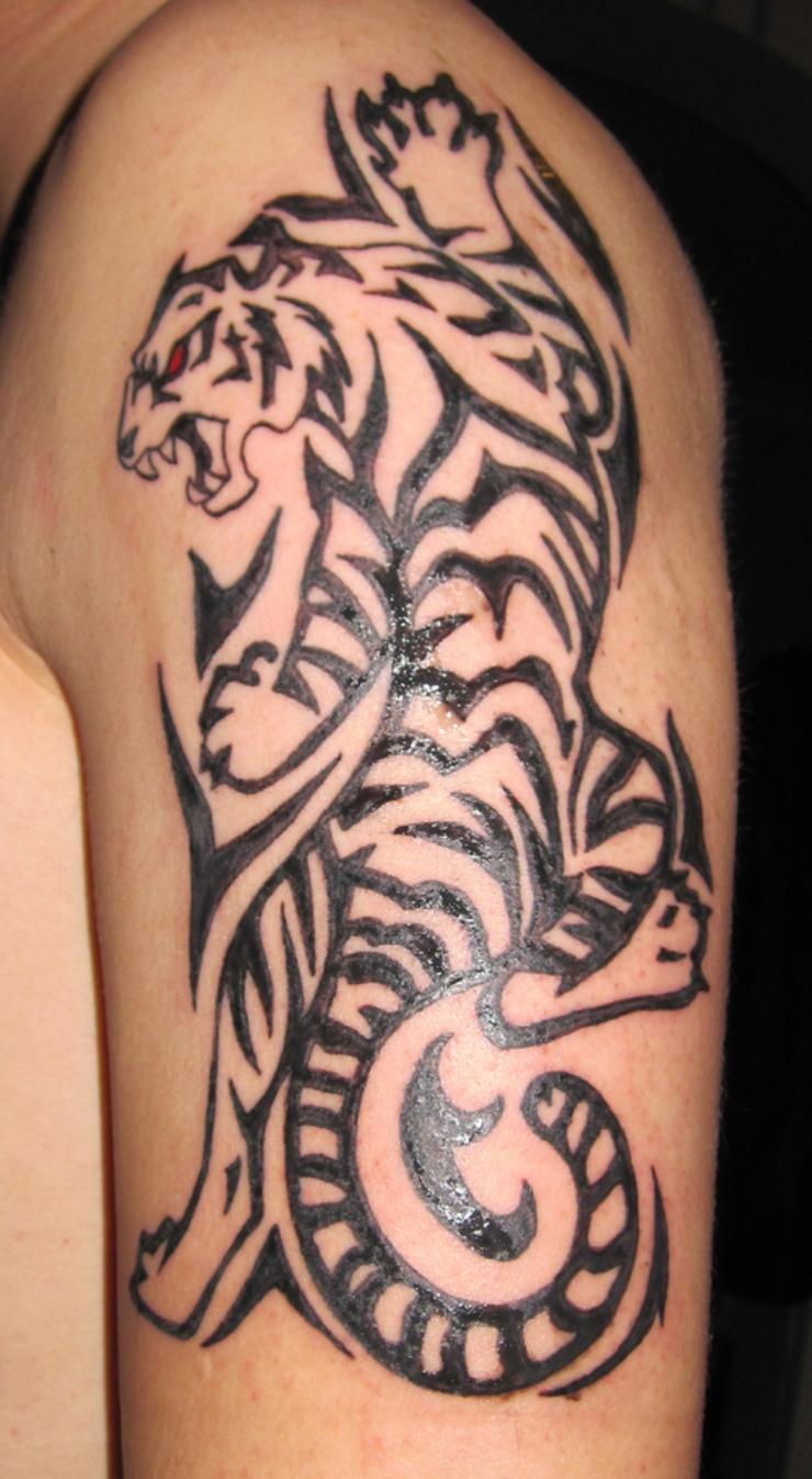 40 Tiger Tattoos Tattoofanblog with regard to measurements 740 X 1347