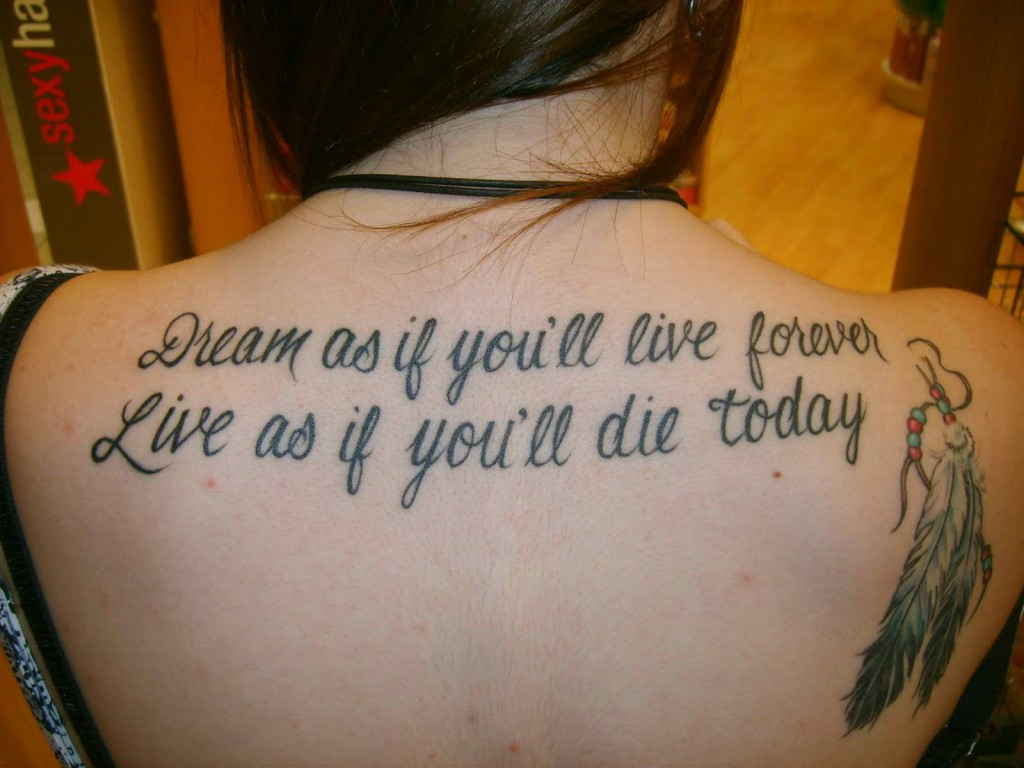 41 Hottest Tattoo Quotes Ideas Available Ideas throughout dimensions 1024 X 768