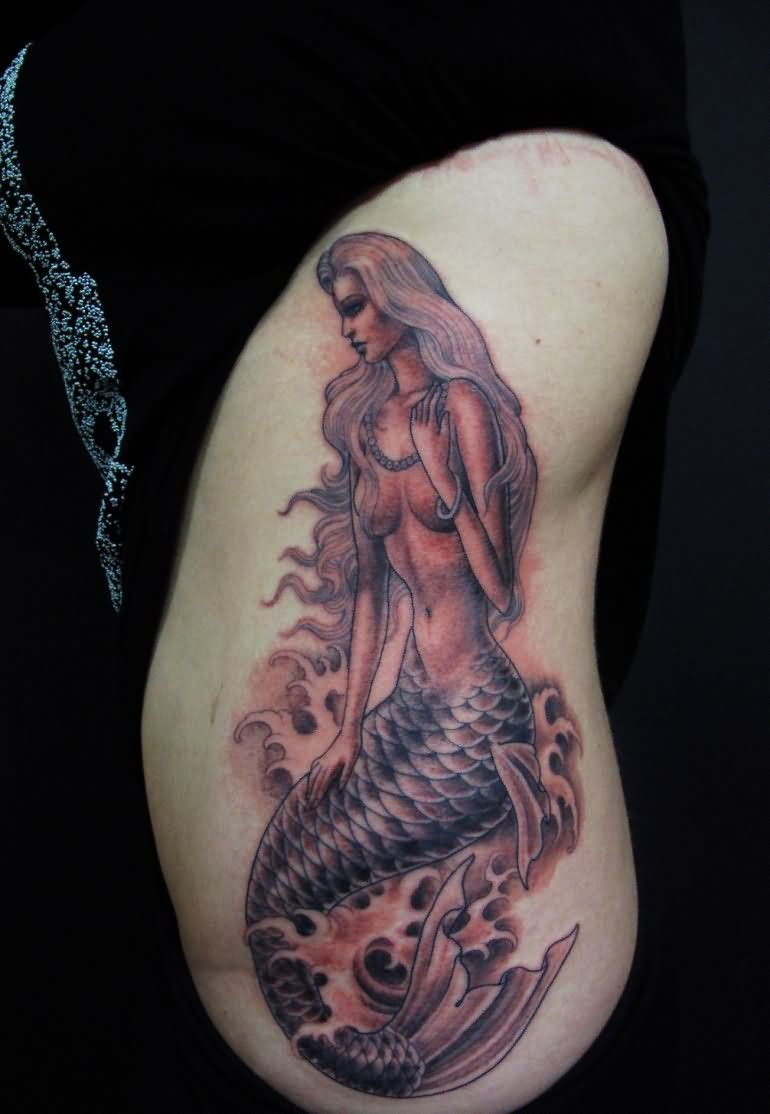43 Majestic Mermaid Tattoo Designs That Bring Alive The Loved with sizing 7...