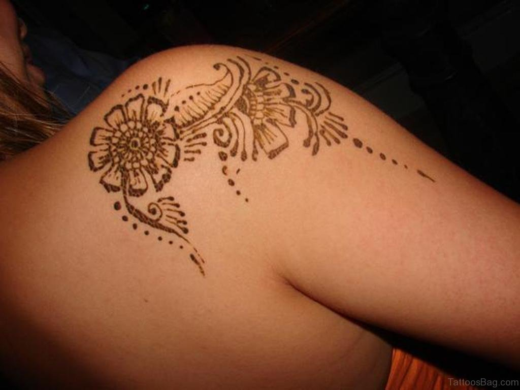 45 Lovely Henna Tattoo On Shoulder within dimensions 1024 X 768