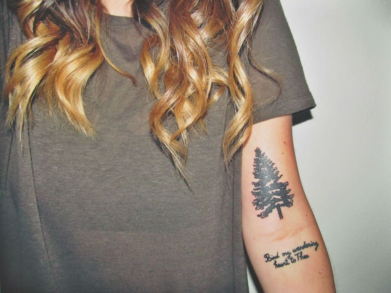 47 Best Pine Tree Tattoos Design And Ideas regarding size 1280 X 960