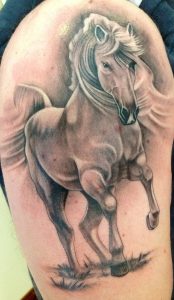 50 3d Horse Tattoos Meanings And Ideas pertaining to dimensions 736 X 1269