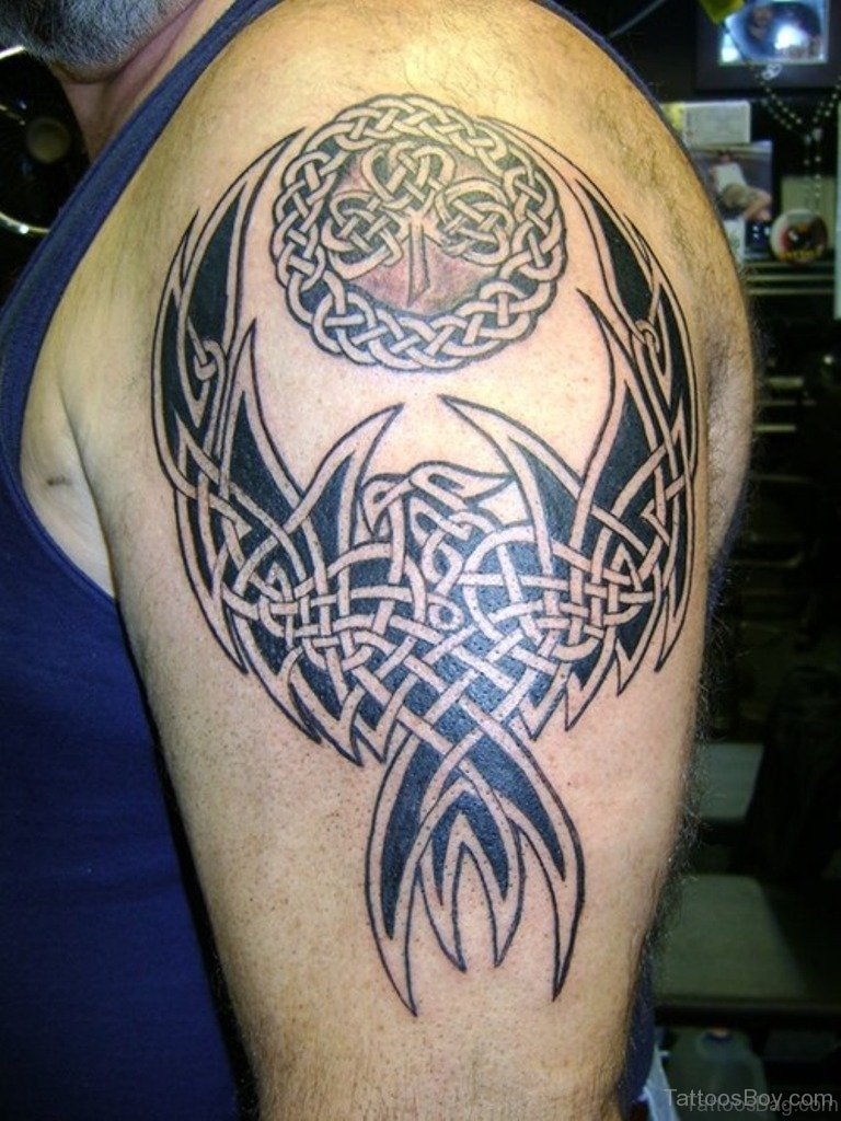 50 Best Celtic Tattoos For Shoulder regarding proportions 768 X 1024