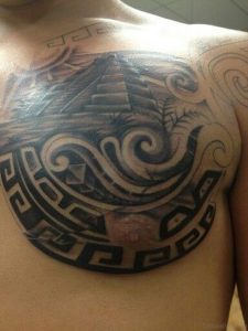 50 Classy Aztec Tattoos Designs On Chest in size 768 X 1024