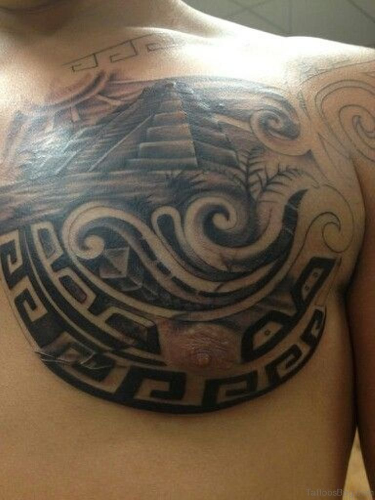 50 Classy Aztec Tattoos Designs On Chest in size 768 X 1024