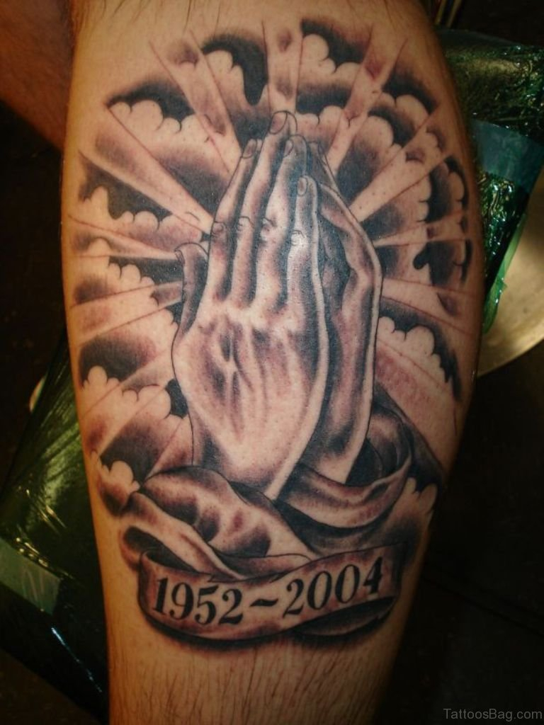 50 Excellent Praying Hands Tattoos For Shoulder throughout size 768 X 1024