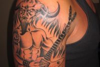 50 Fabulous Guitar Tattoos On Shoulder inside sizing 768 X 1024