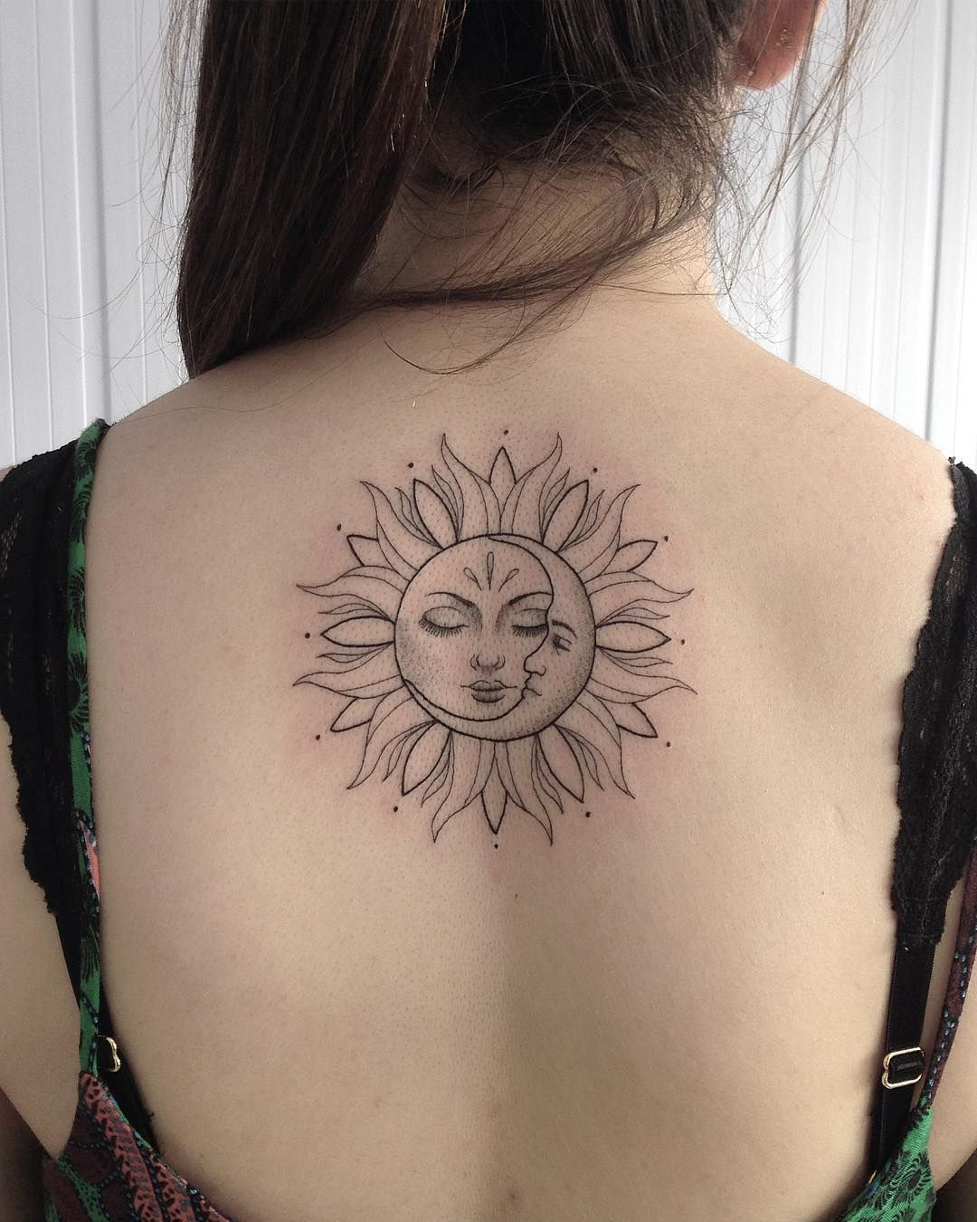 50 Meaningful And Beautiful Sun And Moon Tattoos Tattoo Idea Sun for measurements 1080 X 1350