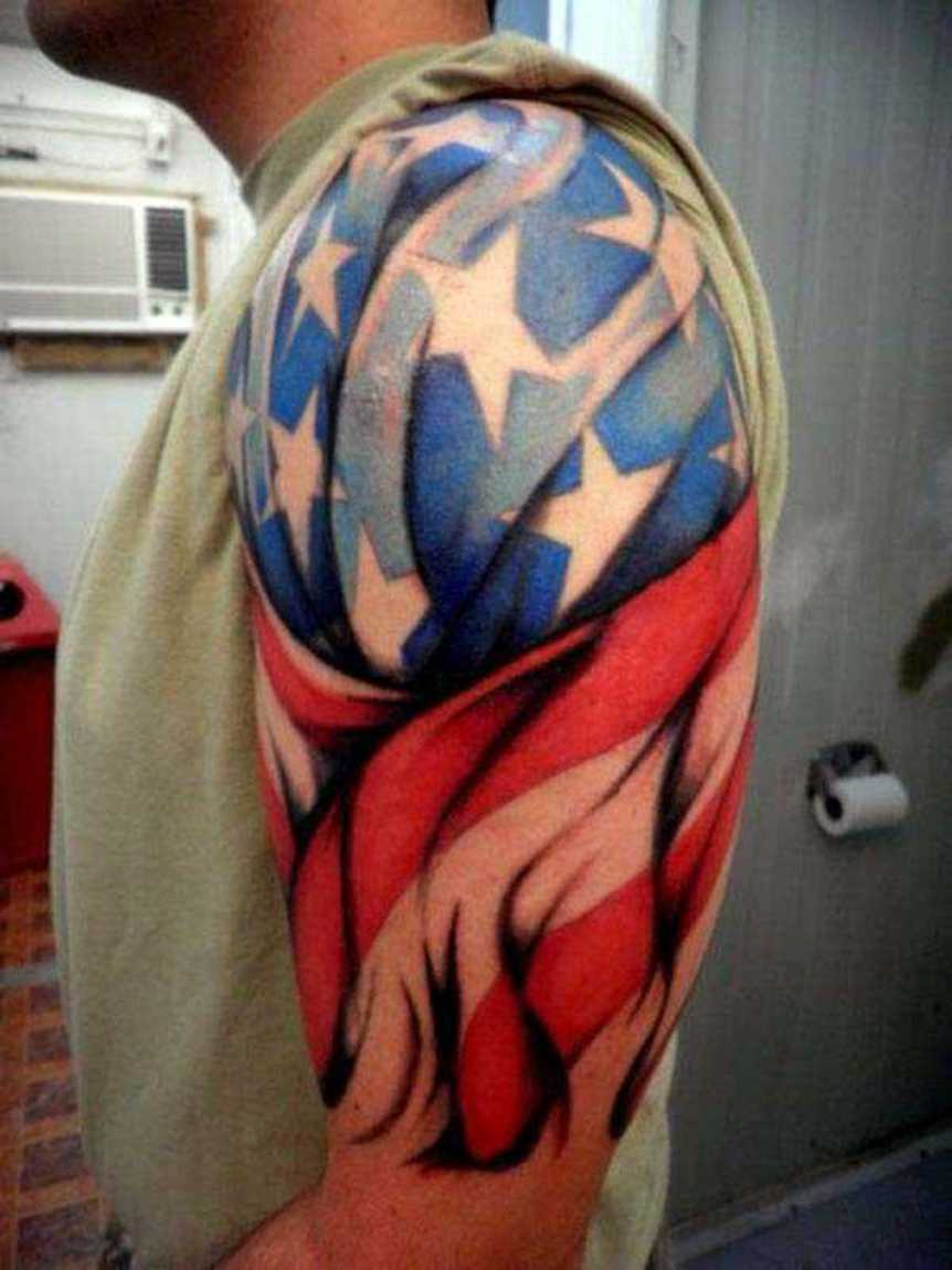 50 Patriotic Tattoos Ideas pertaining to measurements 862 X 1150