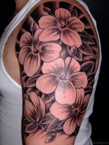 51 Classy Hibiscus Flower Tattoos For Shoulder throughout measurements 768 X 1024