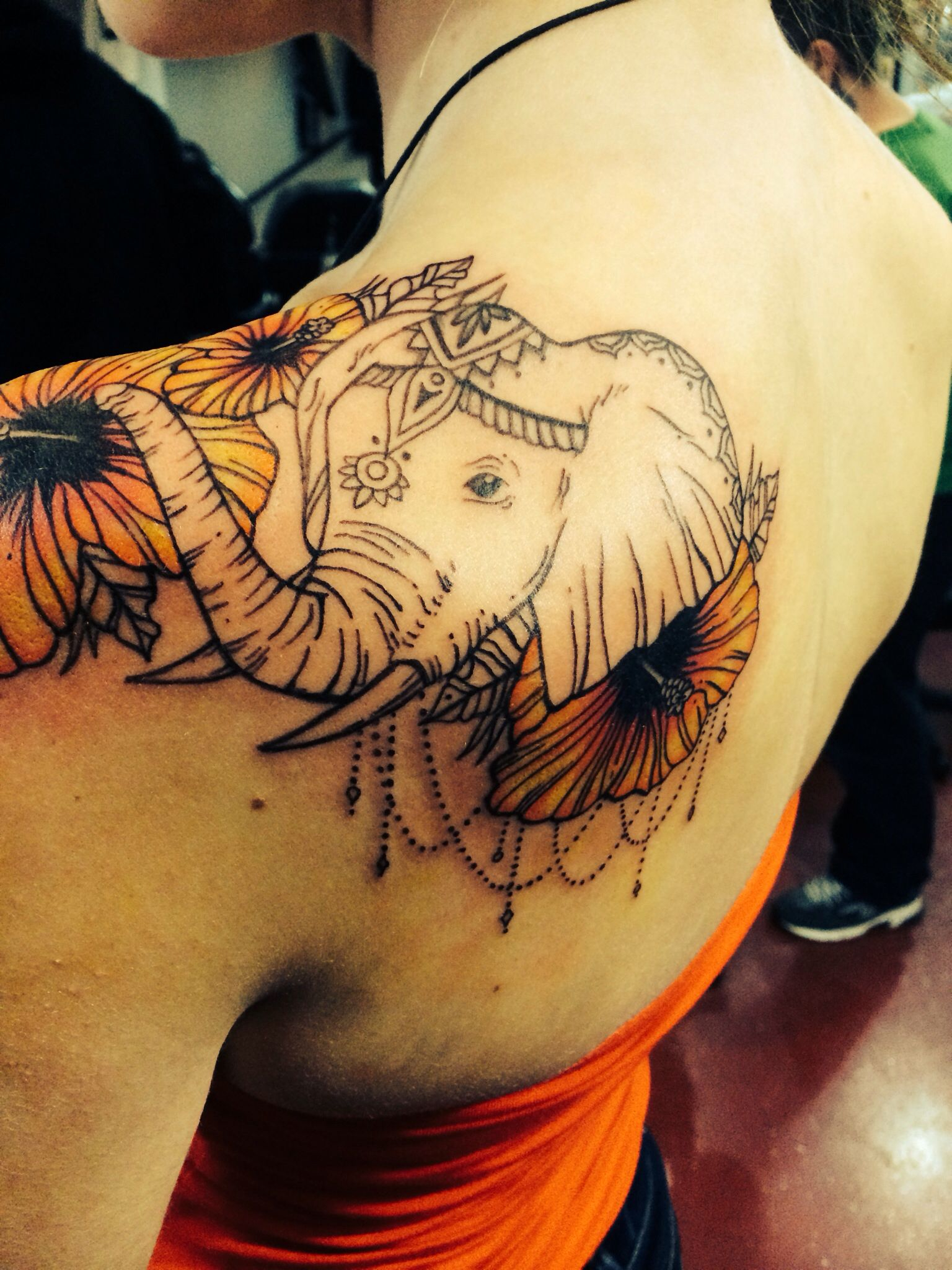 51 Cute And Impressive Elephant Tattoo Ideas Ink Elephant with dimensions 1536 X 2048