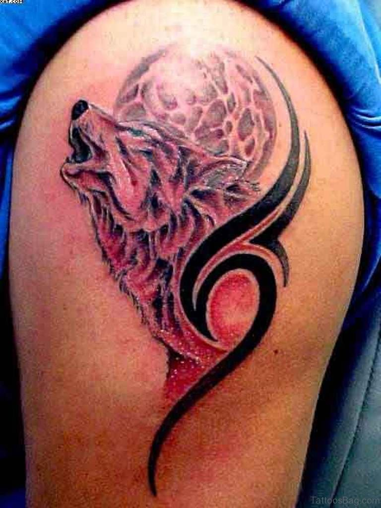 51 Elegant Wolf Tattoos On Shoulder for measurements 768 X 1024