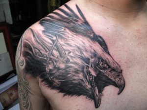 52 Eagle Shoulder Tattoos Ideas And Meanings within dimensions 1024 X 768