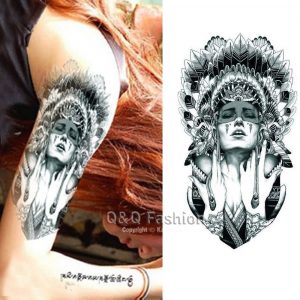 52 Female Indian Chief Tattoos throughout dimensions 1000 X 1000