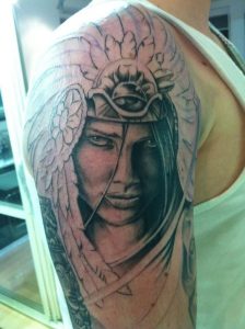 52 Female Indian Chief Tattoos throughout dimensions 772 X 1034