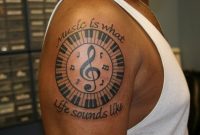 54 Attractive Music Tattoos For Shoulder inside measurements 1024 X 768