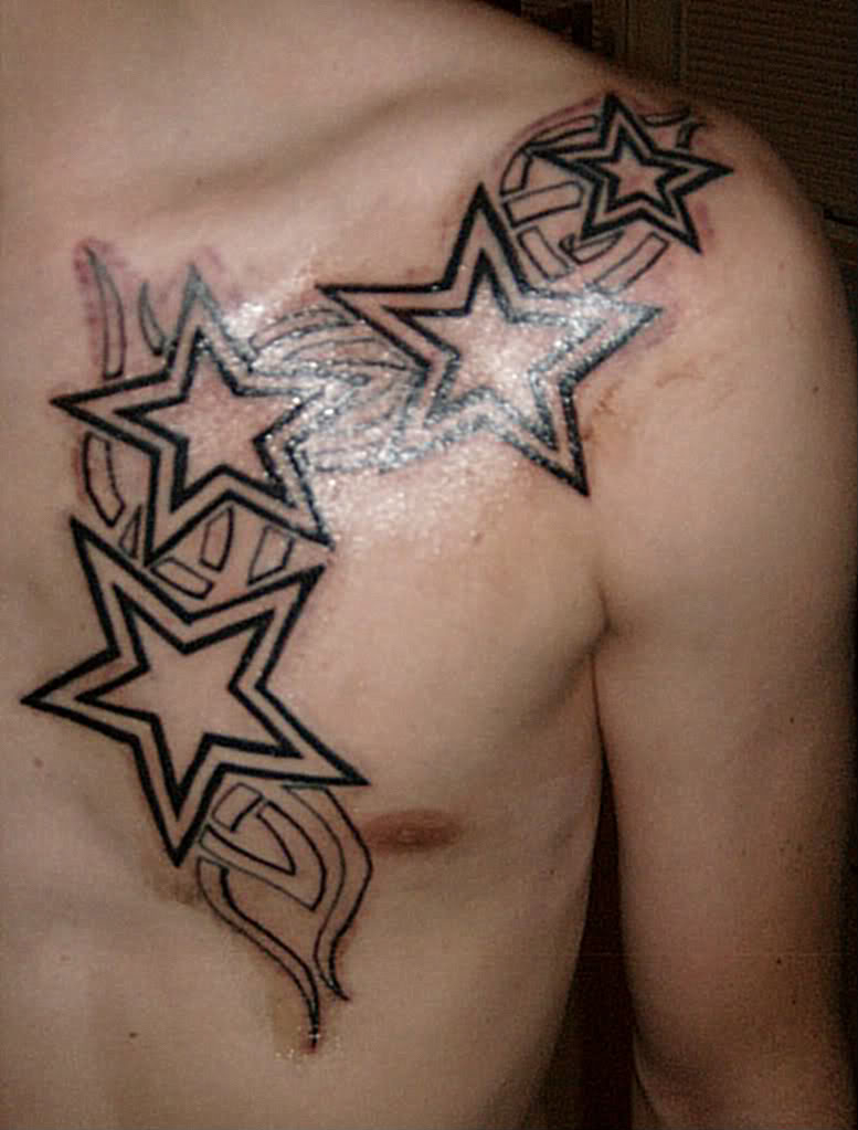 54 Star Tattoos Ideas For Men regarding sizing 777 X 1023