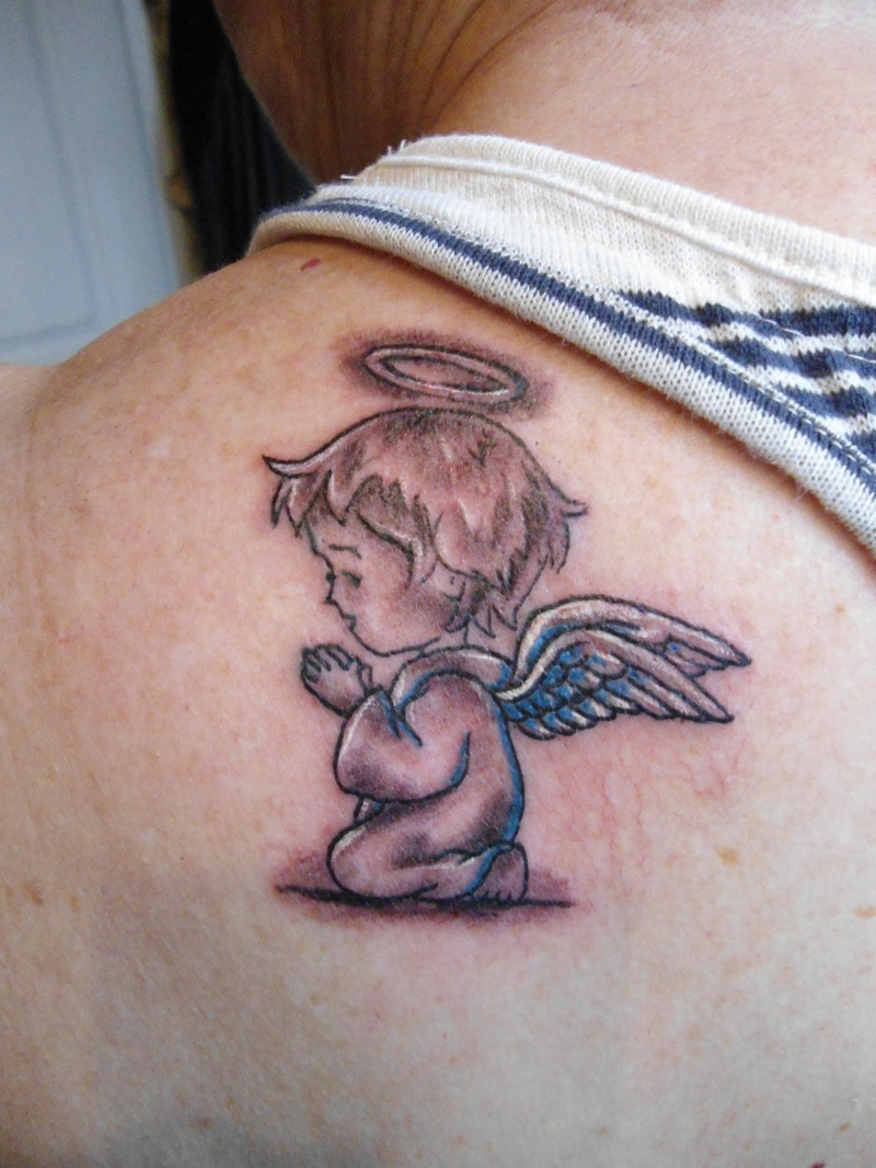 55 Ba Angel Tattoos Designs With Meanings in sizing 800 X 1066