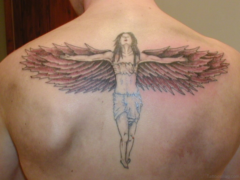 60 Best Angel Tattoosn For Back throughout proportions 1024 X 768