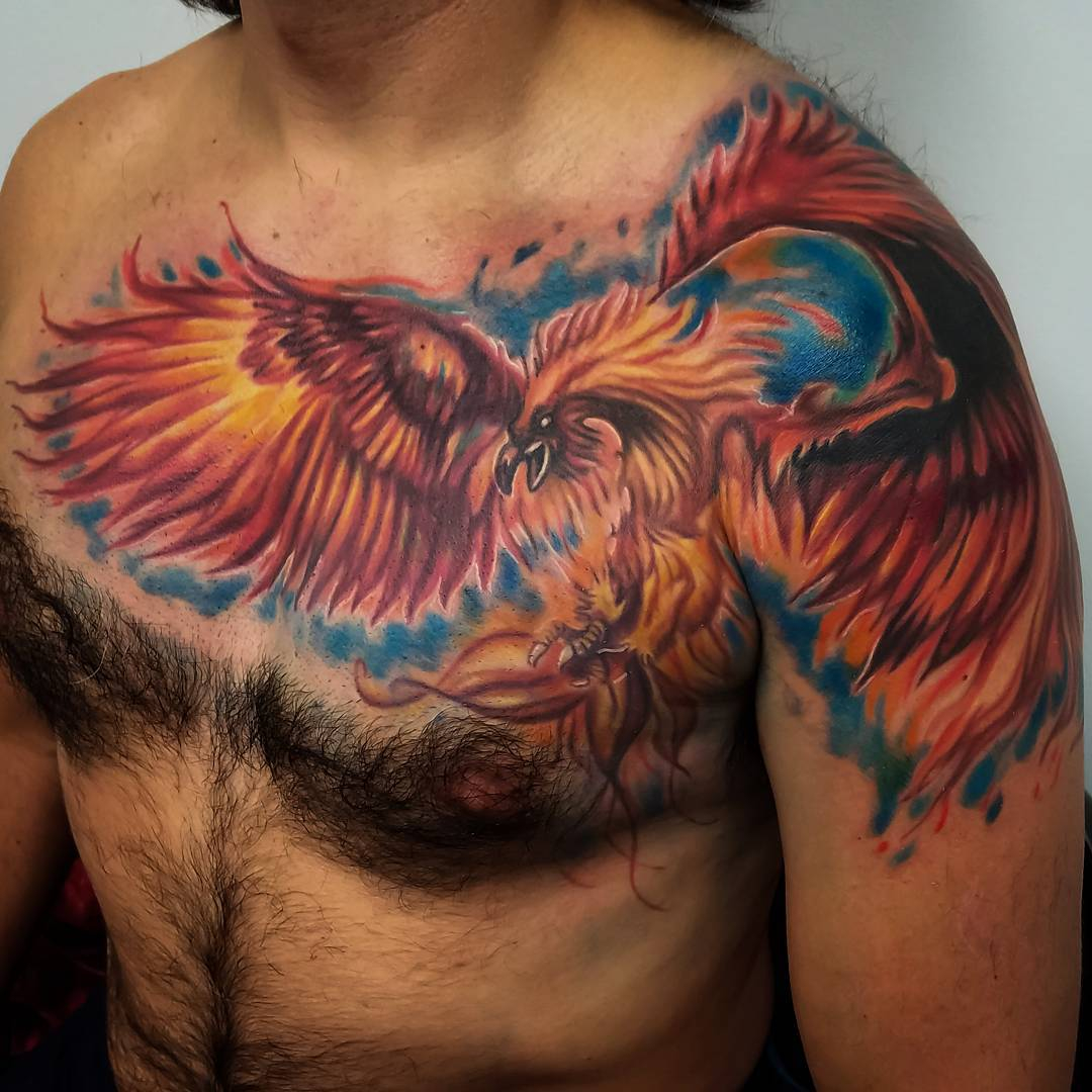 60 Best Phoenix Tattoo Designs The Coolest Symbol For Tattoo with sizing 1080 X 1080