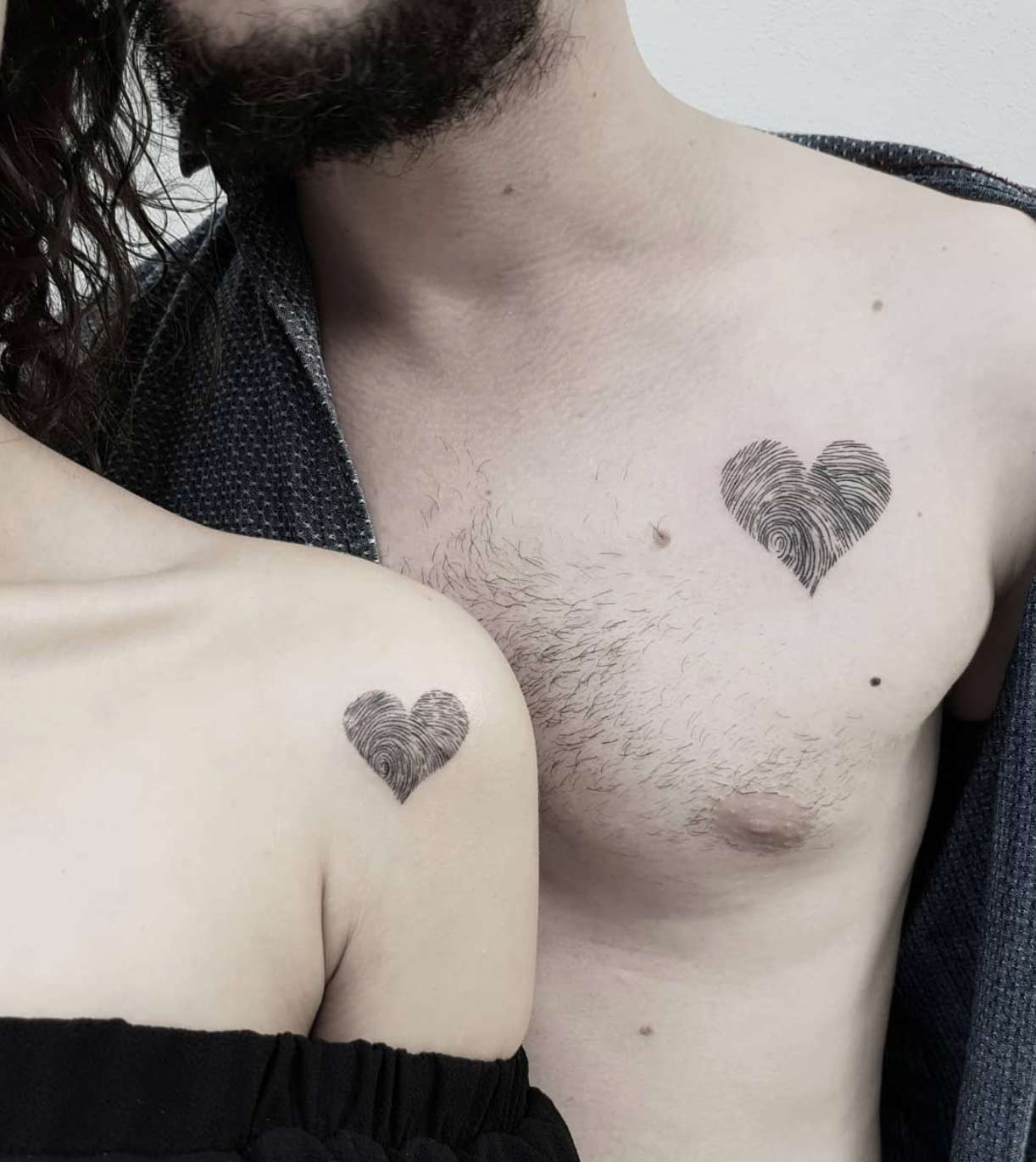 60 Couple Tattoos We Promise Youll Love Straight Blasted pertaining to dimensions 1222 X 1370