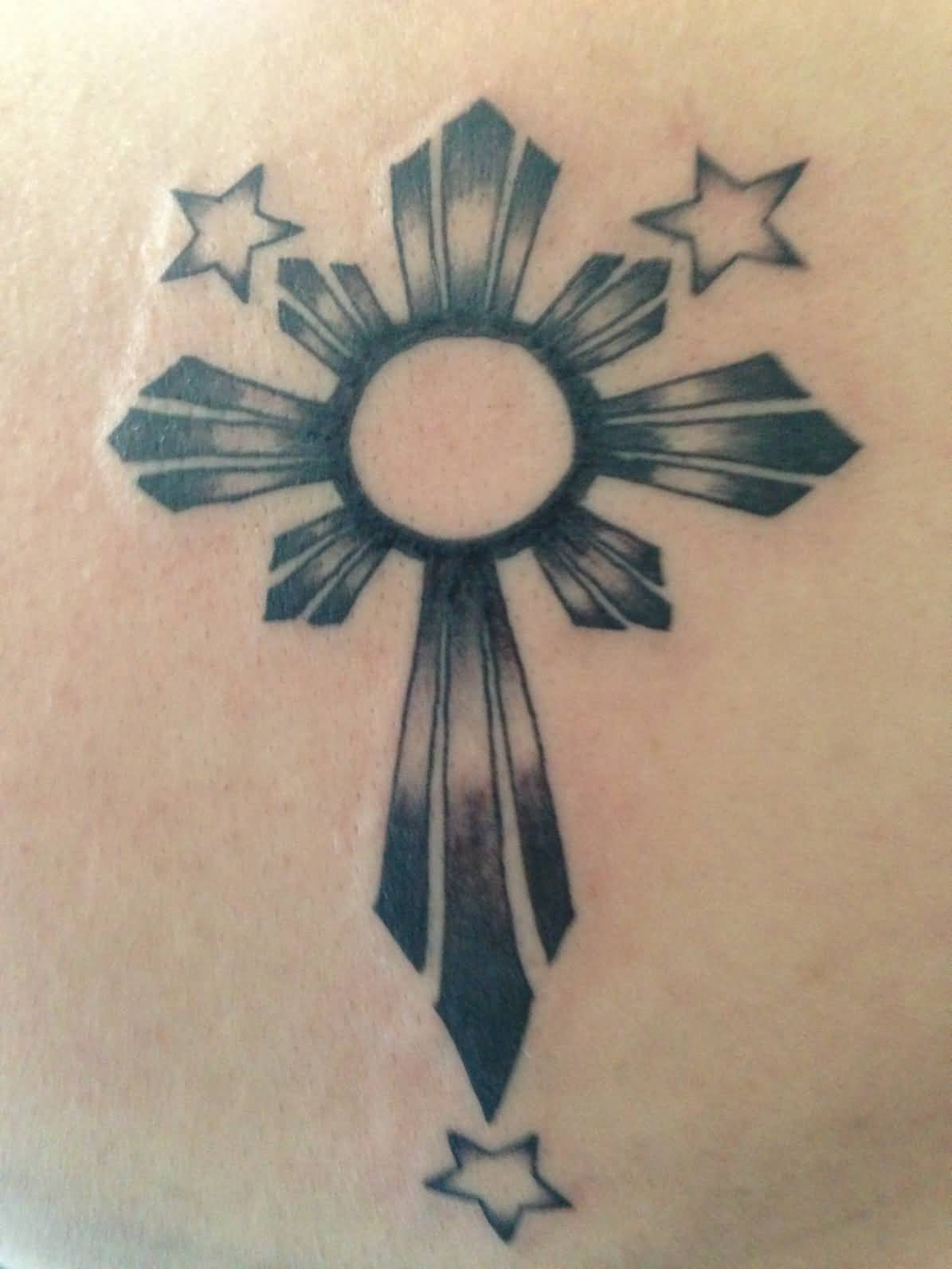 60 Star And Sun Tattoos Ideas With Meaning with regard to measurements 1195 X 1593