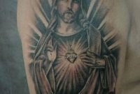 61 Classic Jesus Tattoos On Shoulder intended for proportions 768 X 1024