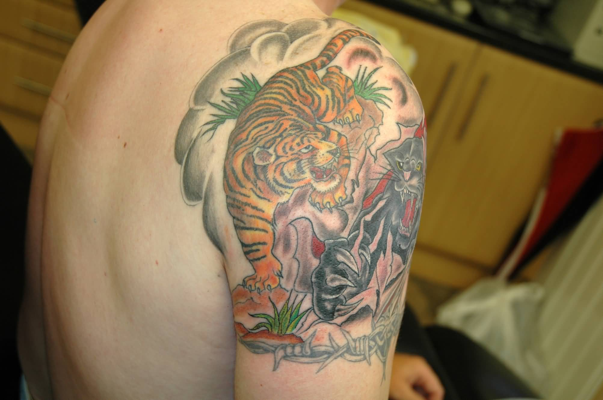 62 Chinese Tiger Tattoos With Meanings with regard to dimensions 2005 X 1333