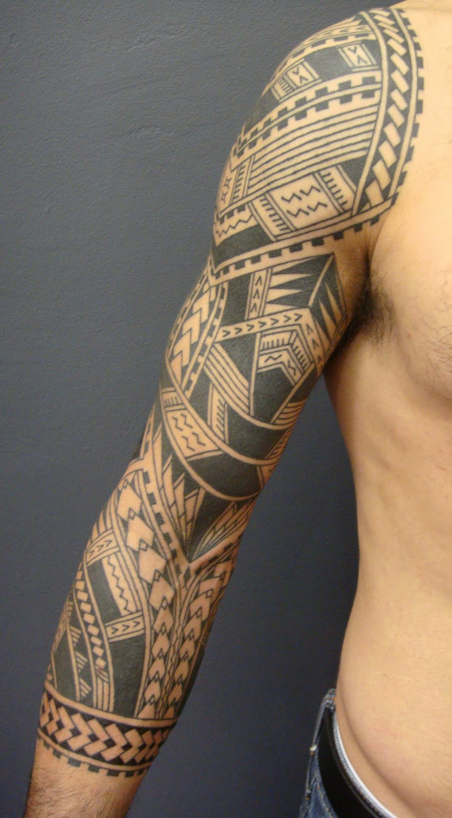 67 Cool Samoan Shoulder Tattoos pertaining to dimensions 884 X 1600
