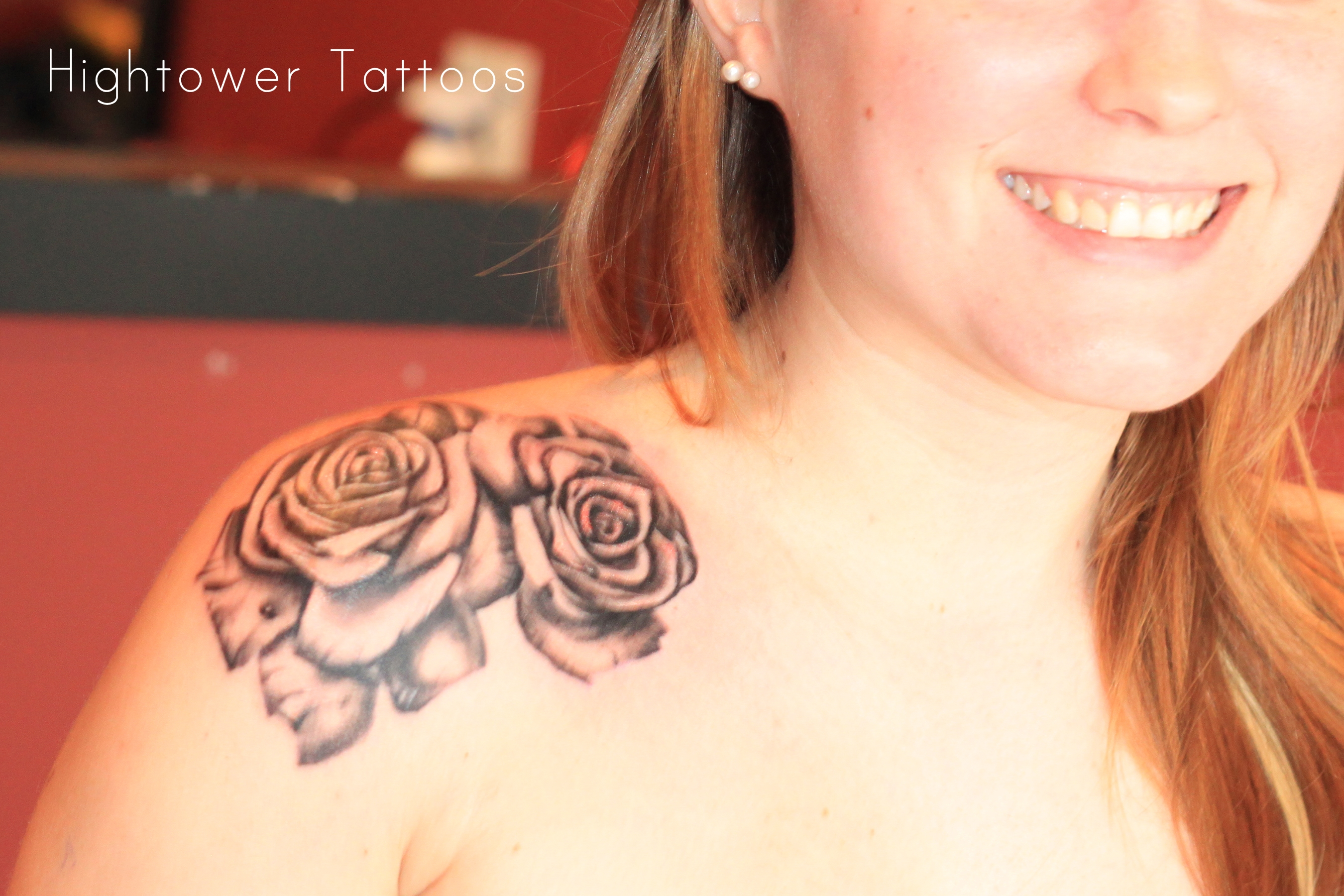 69 Graceful Roses Shoulder Tattoos in proportions 2700 X 1800