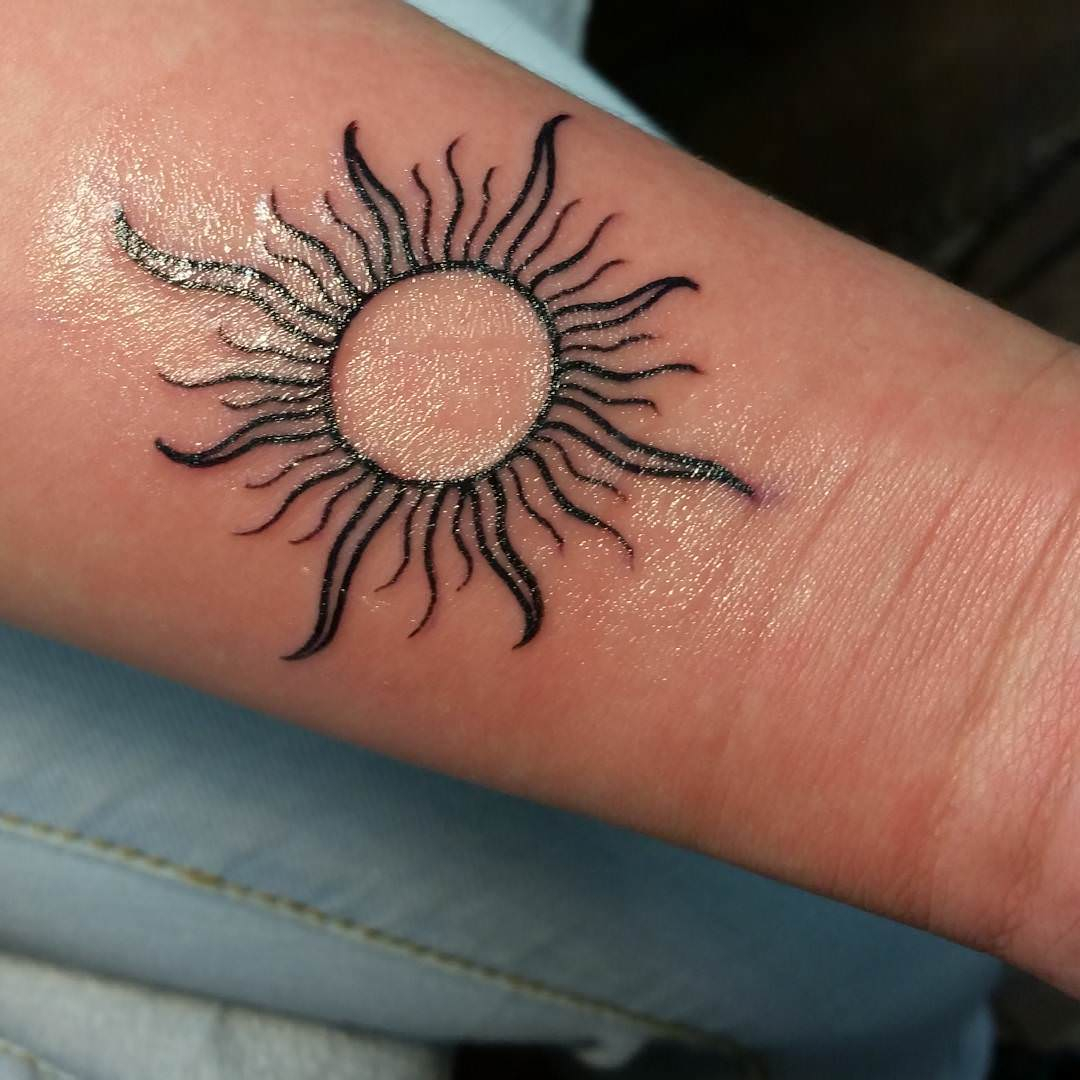 70 Latest Sun Tattoos Ideas With Meanings throughout size 1080 X 1080