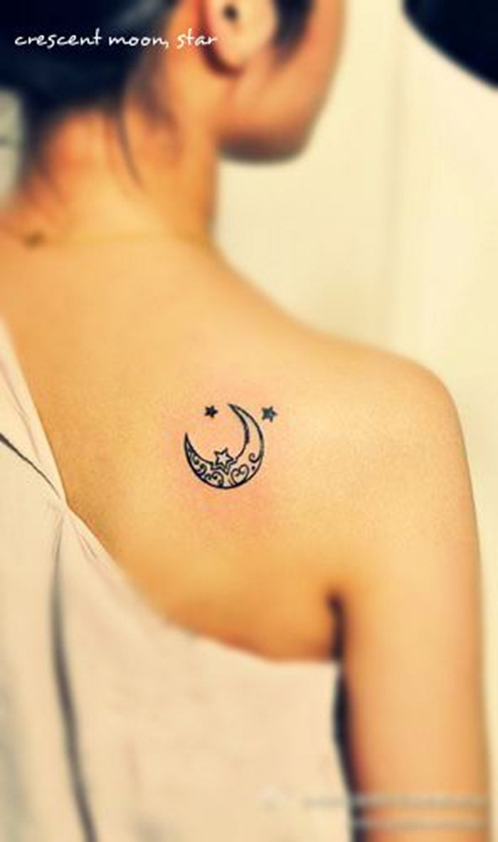 70 Moon Tattoos Ideas With Meanings for dimensions 700 X 1182