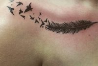 75 Amazing Feather Tattoo Design Tattoo Feather With Birds intended for dimensions 1080 X 1080
