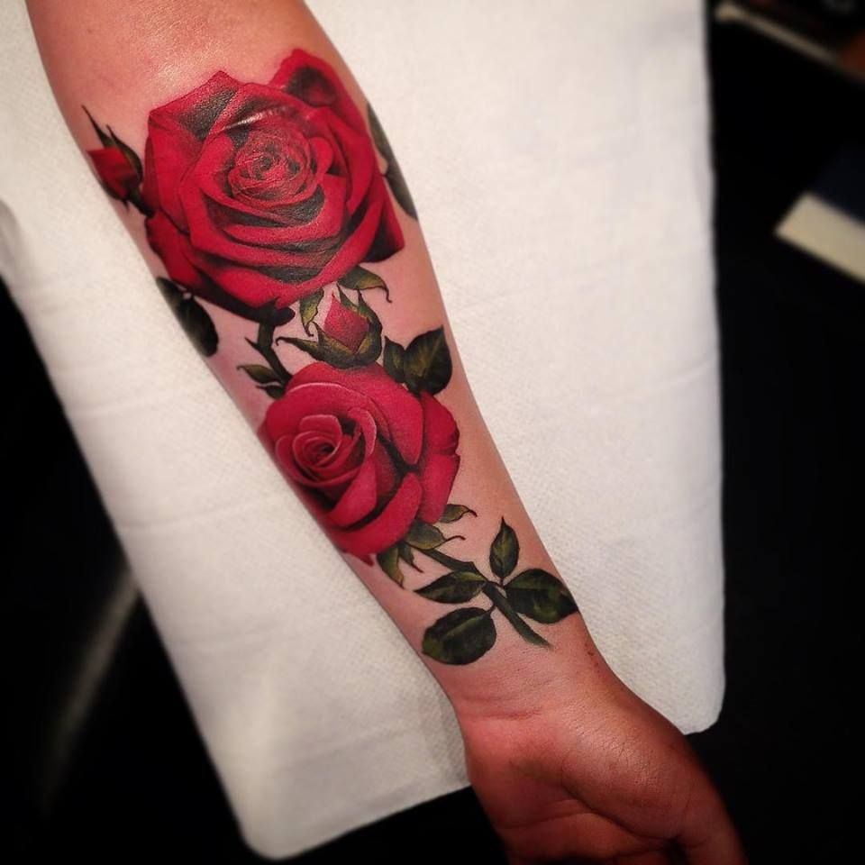75 Lovable Red Rose Tattoos And Designs With Meanings within measurements 960 X 960