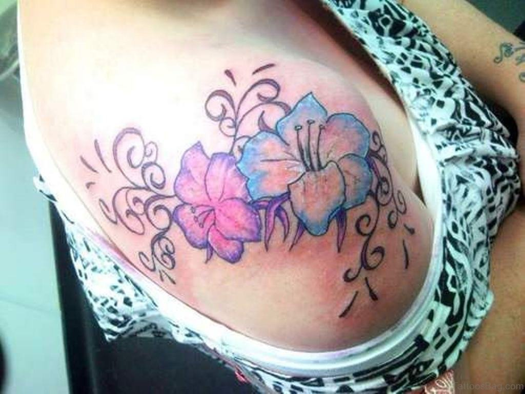 80 Splendid Flower Shoulder Tattoos with regard to dimensions 1024 X 768