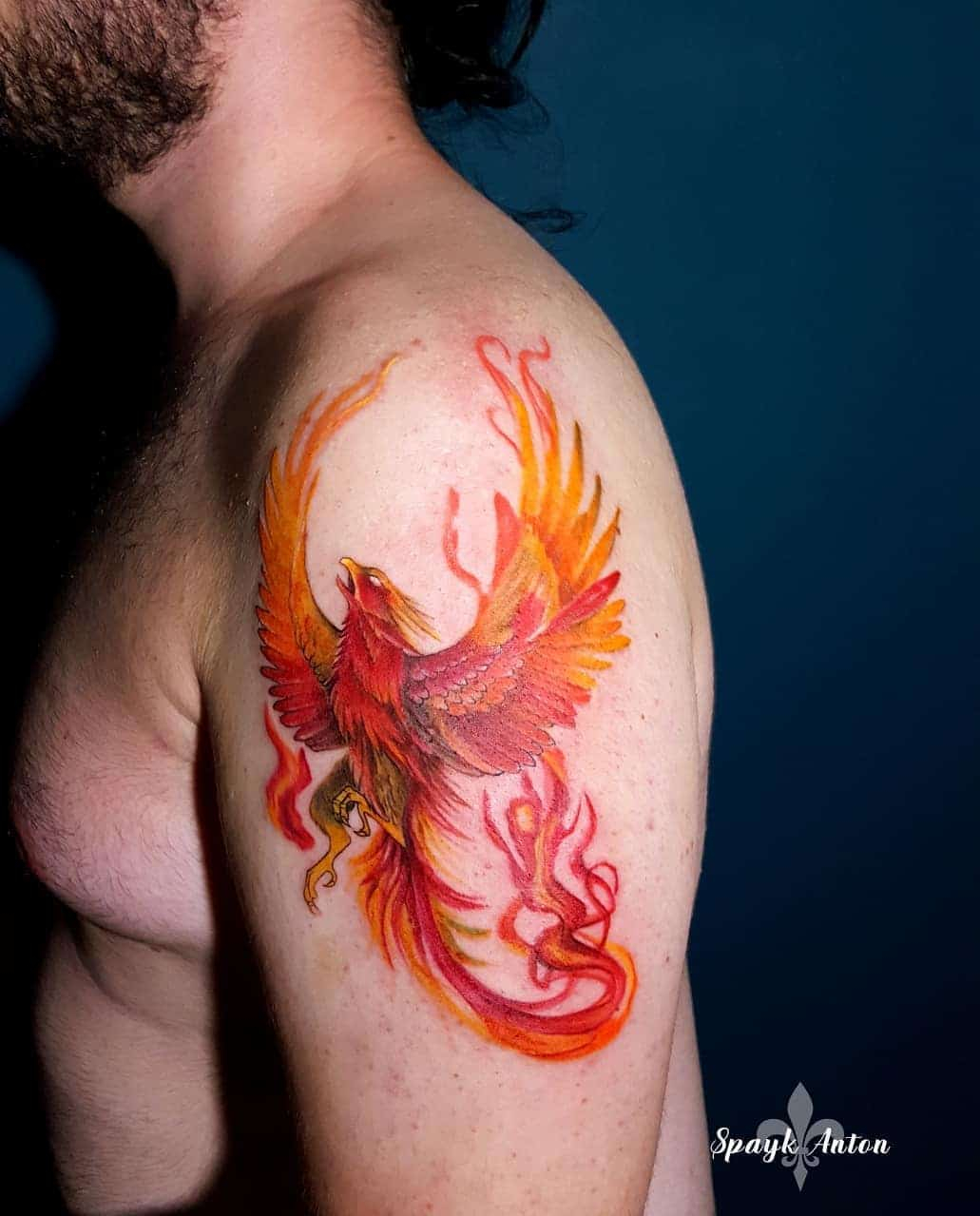 83 Red Hot Fire Tattoo Designs intended for measurements 1031 X 1279