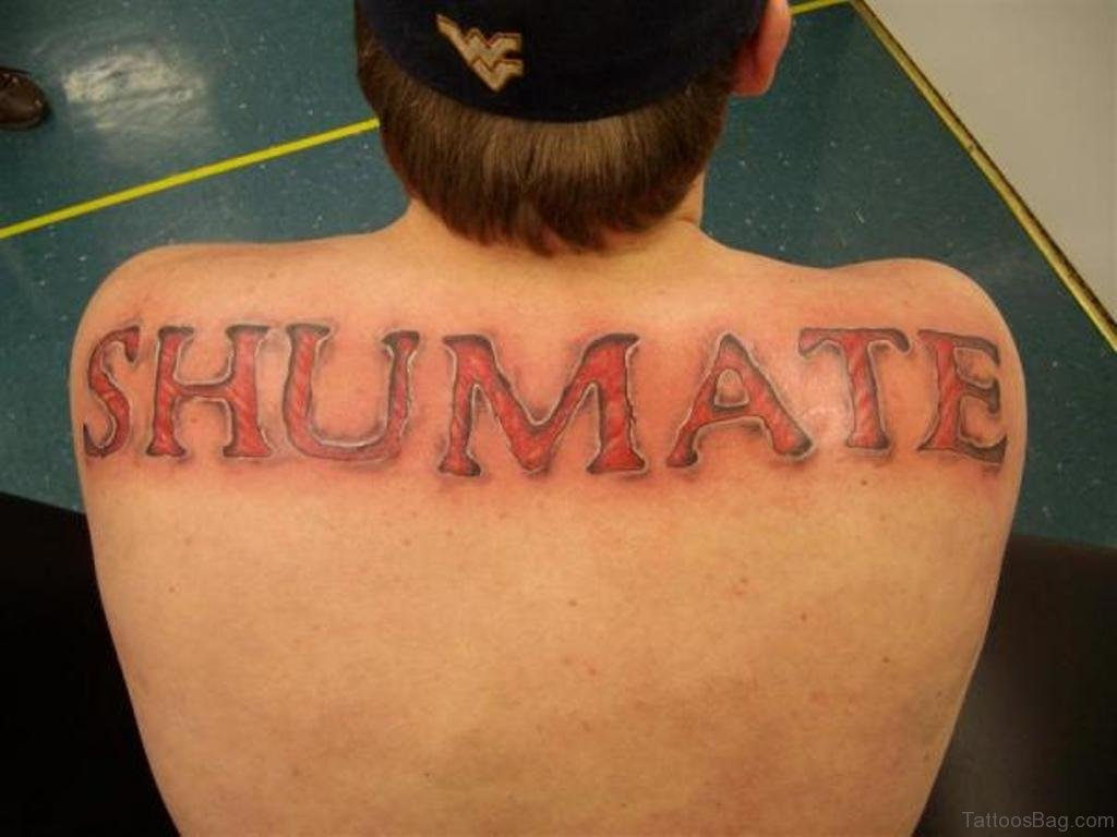 84 Best Name Tattoos On Back inside dimensions 1024 X 768