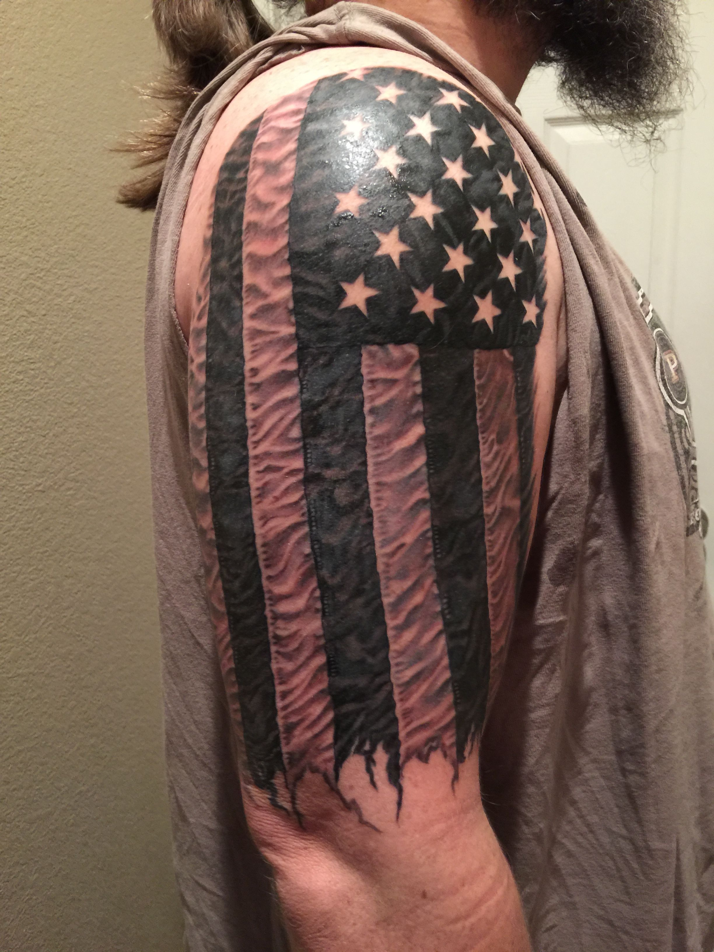 American Flag Tattoo Ideas Tattoos Military Tattoos Patriotic intended for dimensions 2448 X 3264