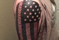 American Flag Tattoo In Photo Realism Black And White American regarding size 2320 X 3057