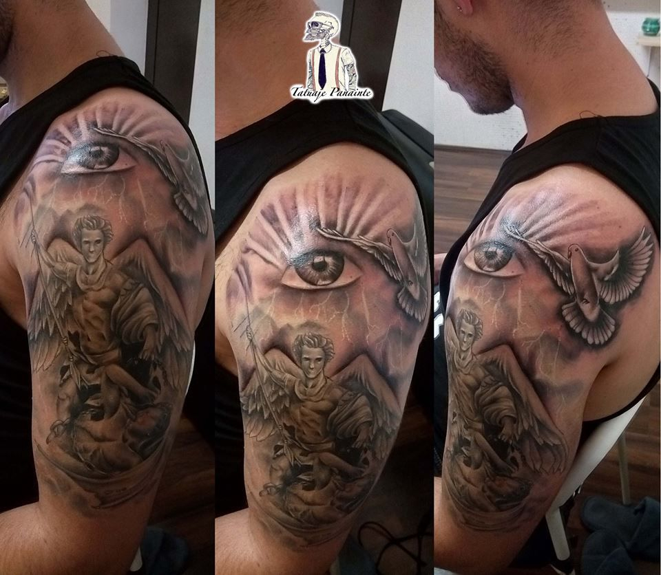 Angel Eyes Pigeon Tattoos Sleeve Tattoos Tattoos Portrait throughout sizing 960 X 836