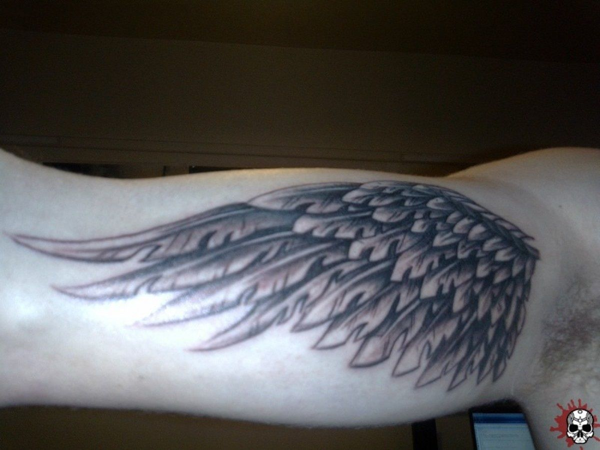 Angel Wings Tattoo Design Hnczcyw Tattoo Bicep Tattoo intended for proportions 1200 X 900