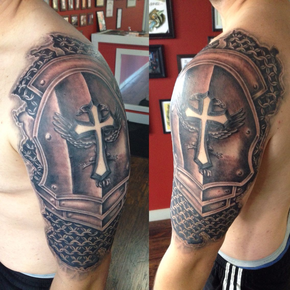 Armor Sleeve Coverup Tattoo Joshua Nordstrom In Kingsford regarding dimensions 1136 X 1136