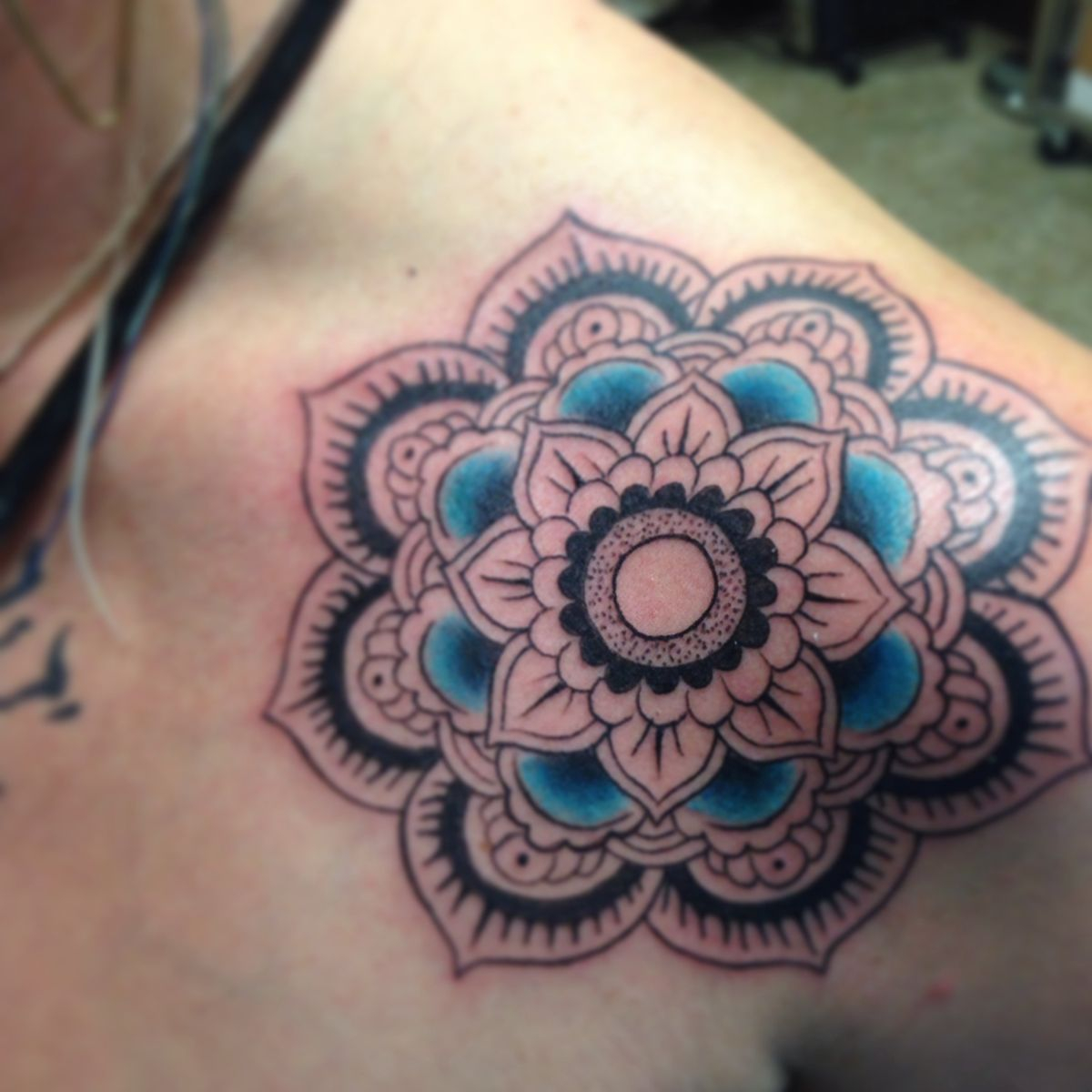 Artistic Mandala Tattoos Mandala Tattoo With Just A Touch Of intended for dimensions 1200 X 1200