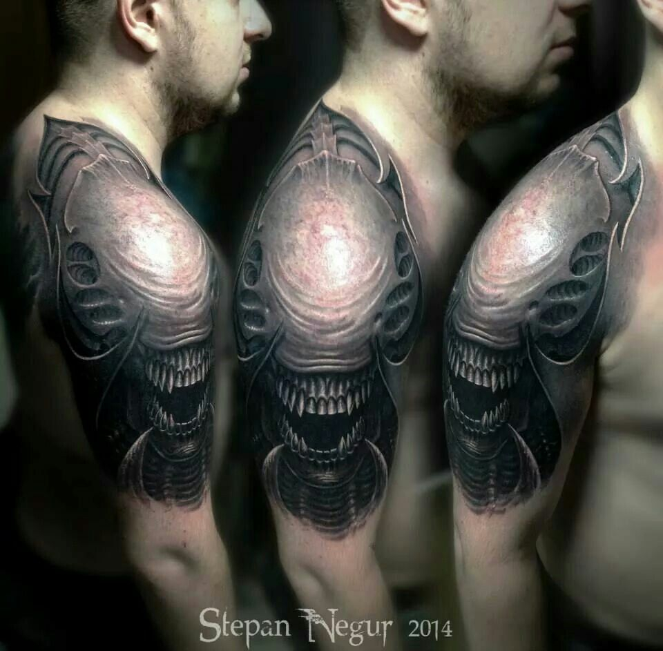 Awesome Giger Alien Tattoo Wow Hrgiger Alien Tattoo Giger intended for sizing 960 X 943