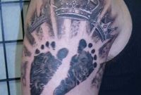 Ba Footprints Tattoo On Shoulder Tattoos Book 65000 Tattoos in sizing 800 X 1213