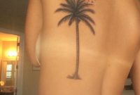 Back Shoulder Tattoo Birds Palm Tree Be Free Believe Paradise in proportions 719 X 1112