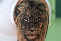 Best Eloquent Lion Shoulder Tattoo Gths regarding measurements 2362 X 3543